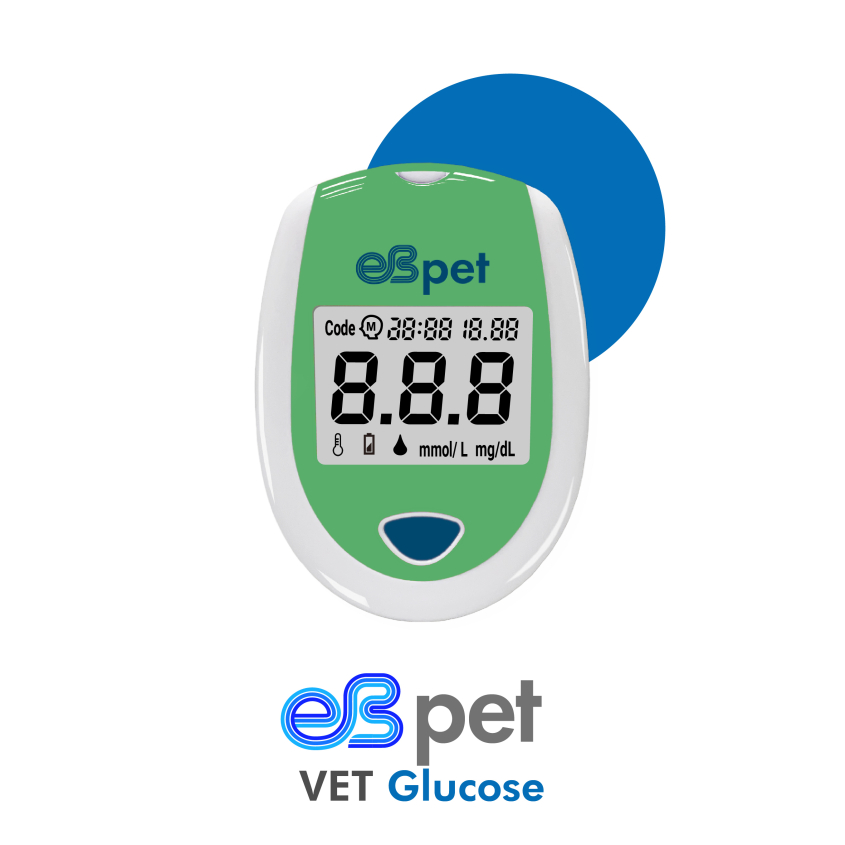 Fotografía oficial del sistema eBpet para medir la glucosa en mascotas